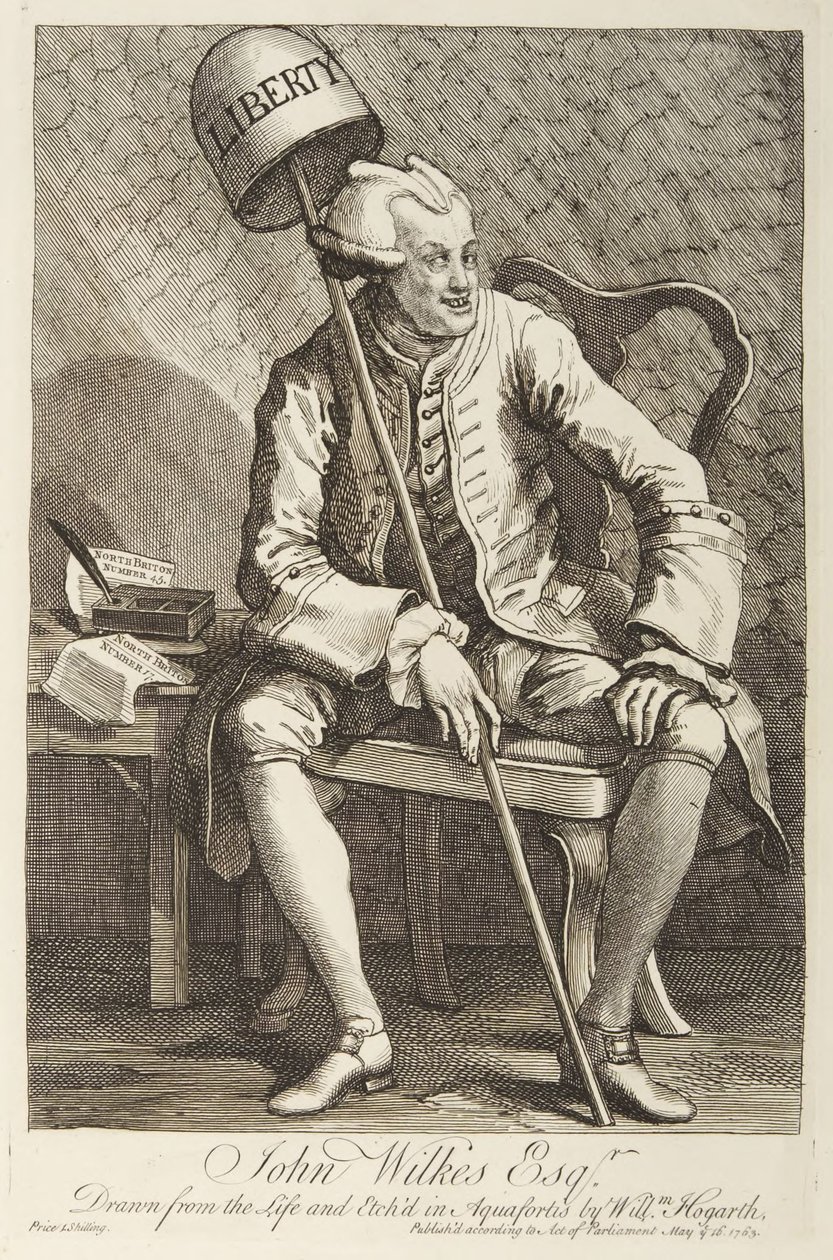 John Wilkes by William Hogarth
