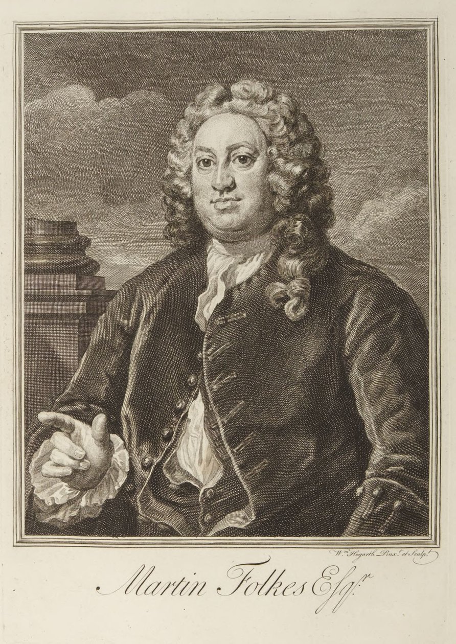 Martin Folkes by William Hogarth