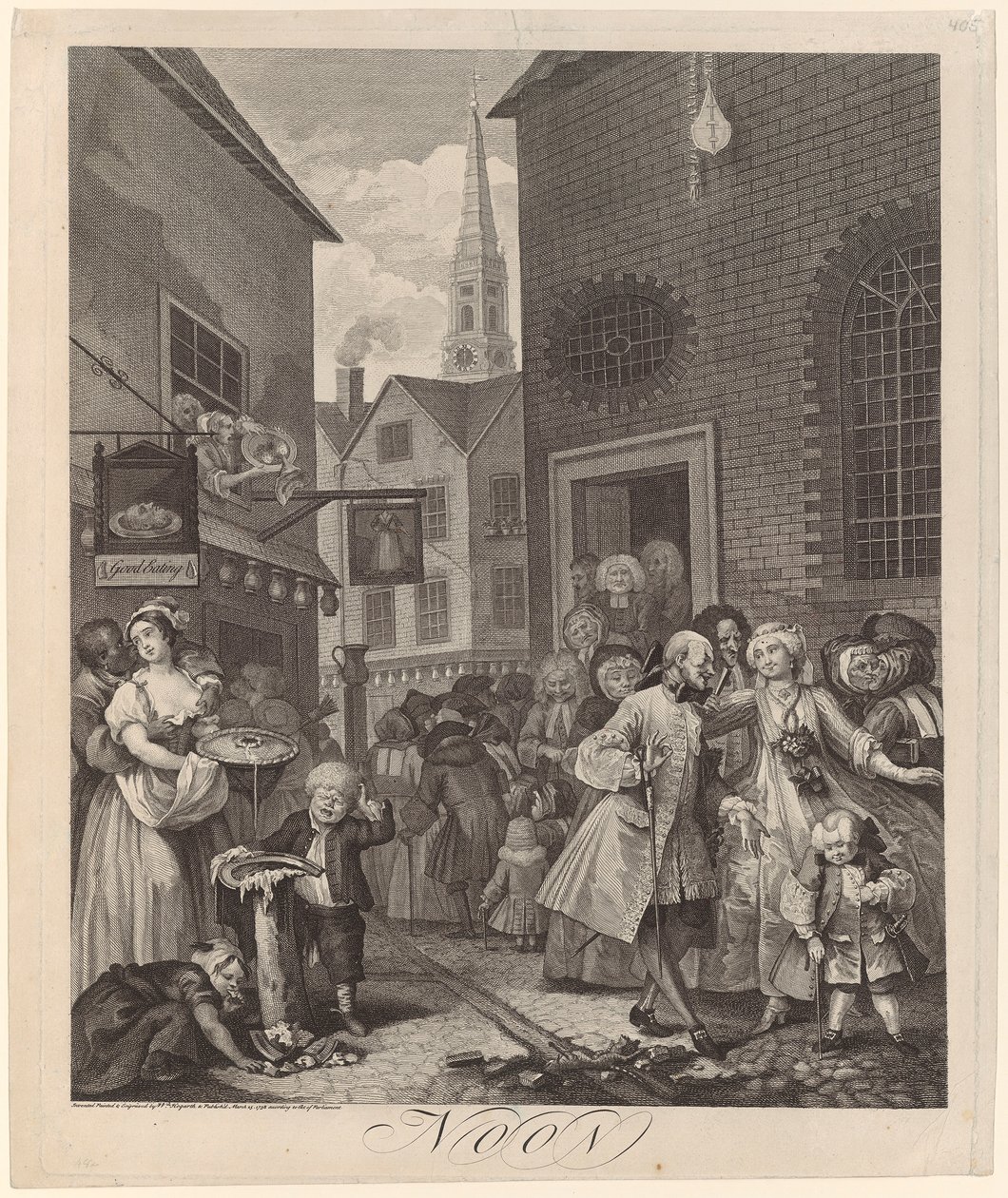 Noon by William Hogarth