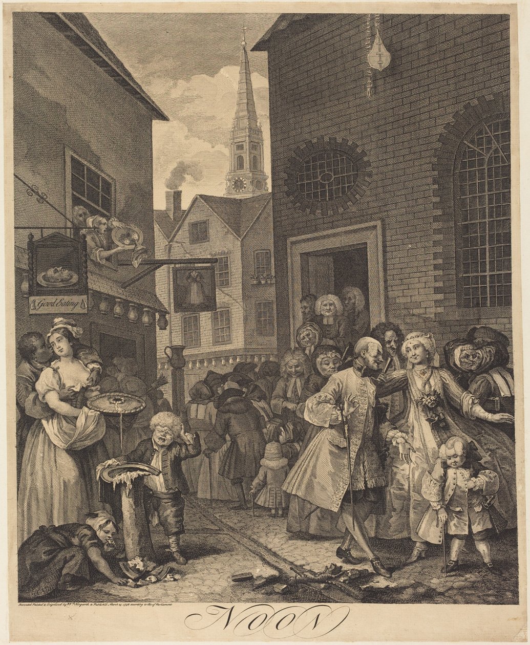 Noon by William Hogarth