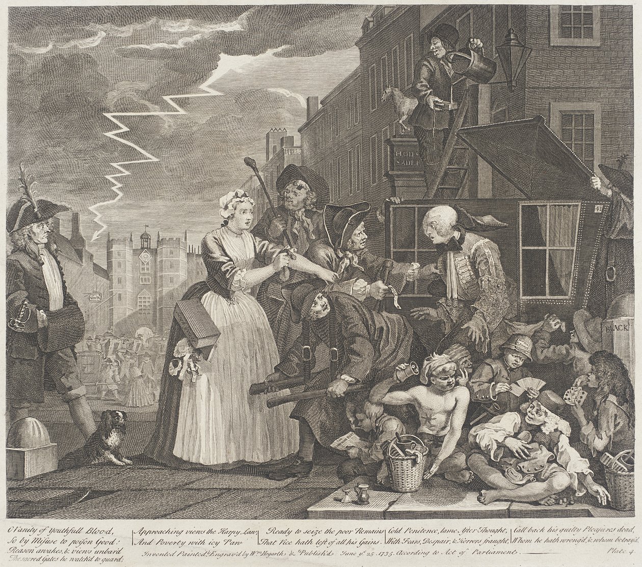 O Vanity of Youthful Blood by William Hogarth