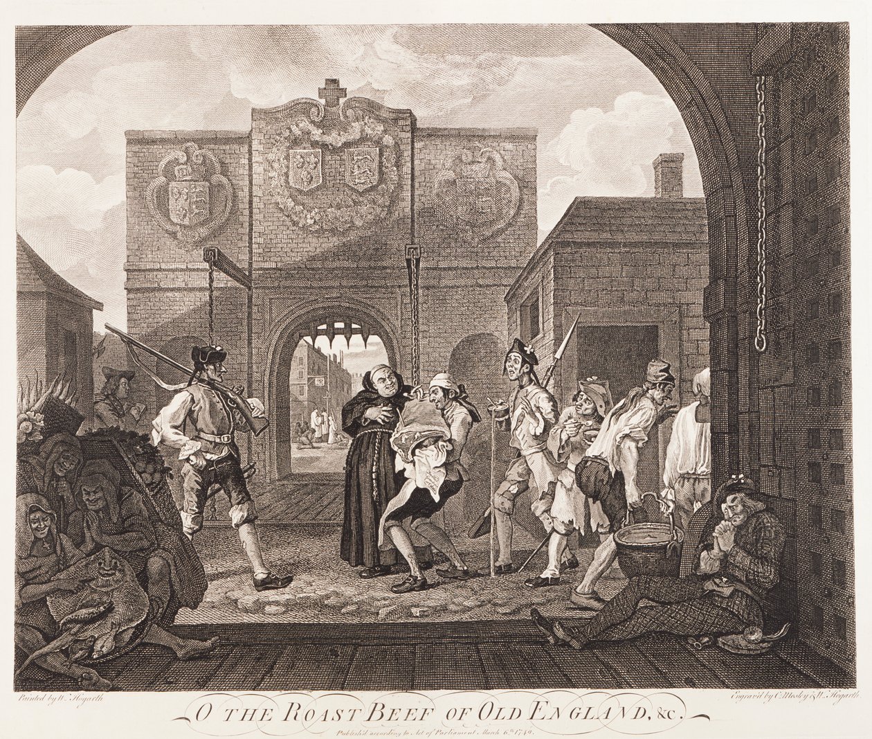 O the Roast Beef of Old England, 1749 by William Hogarth