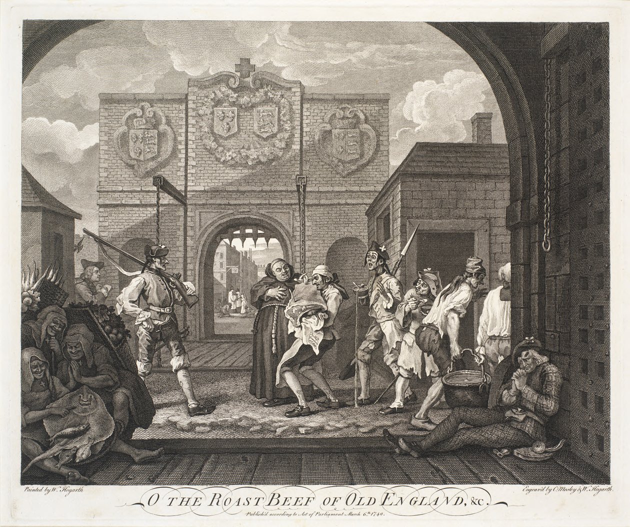 O the roast Beef of Old England by William Hogarth
