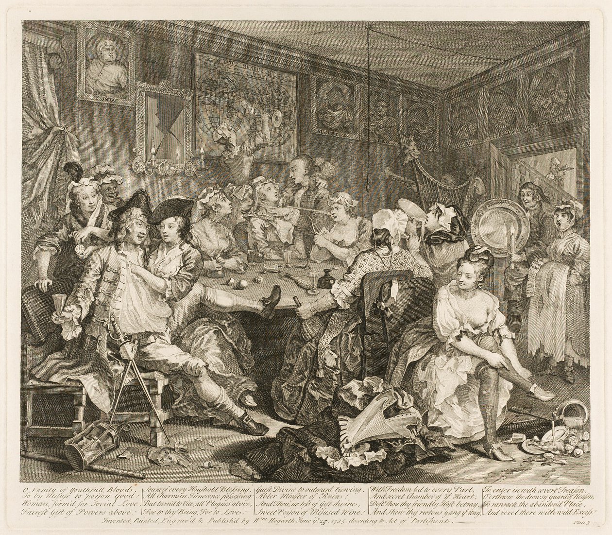 Plate Three, from A Rake