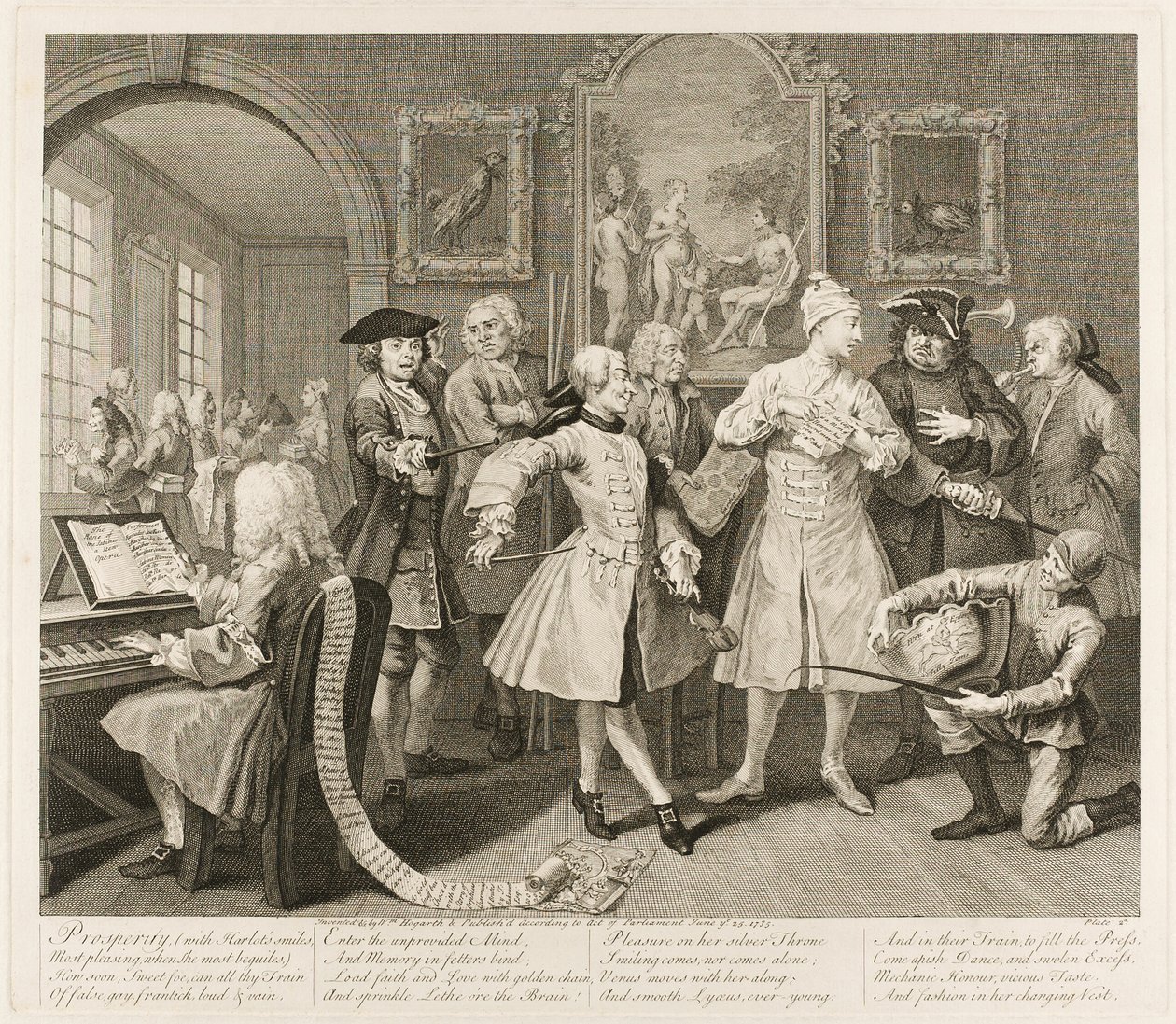 Plate Two, from A Rake