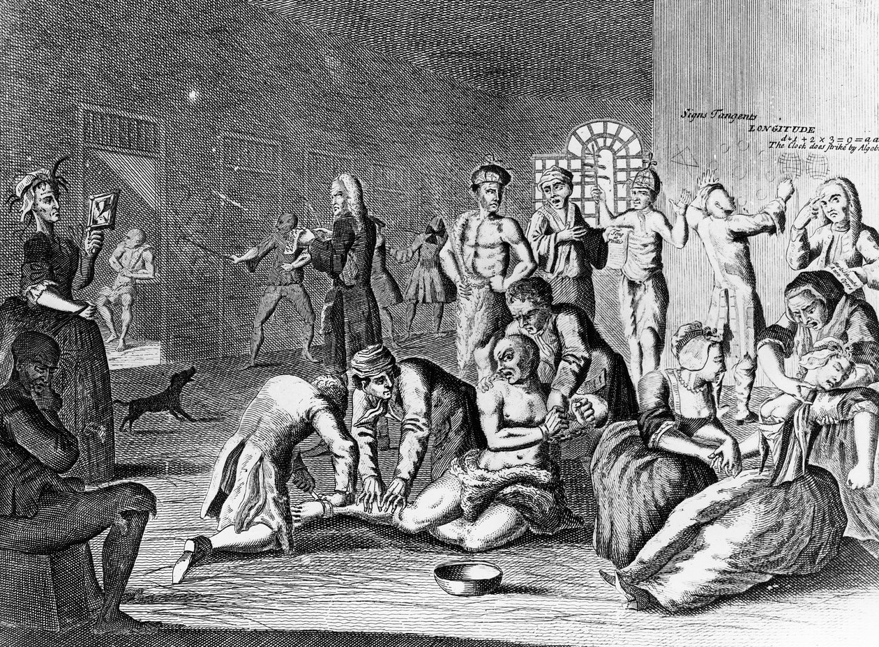 Scene in a Madhouse, from A Rake