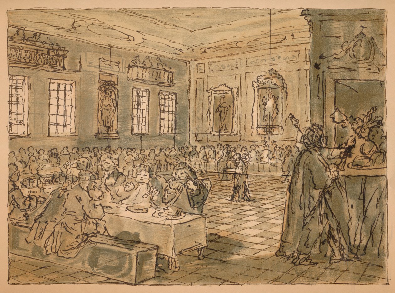 Sketch for Industry and Idleness - Plate VIII, 1747 by William Hogarth