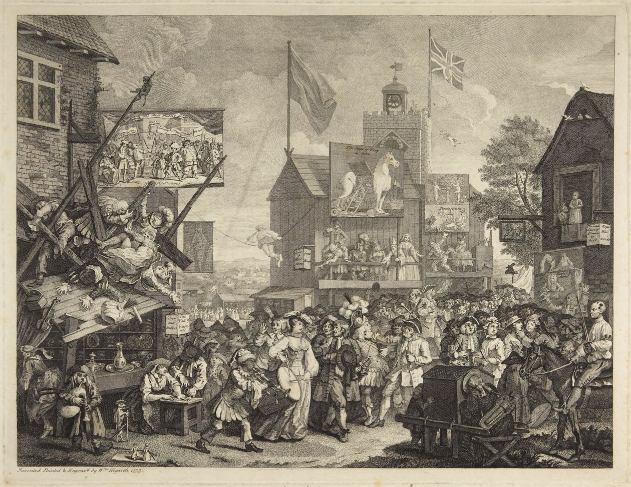 Southwark Fair by William Hogarth
