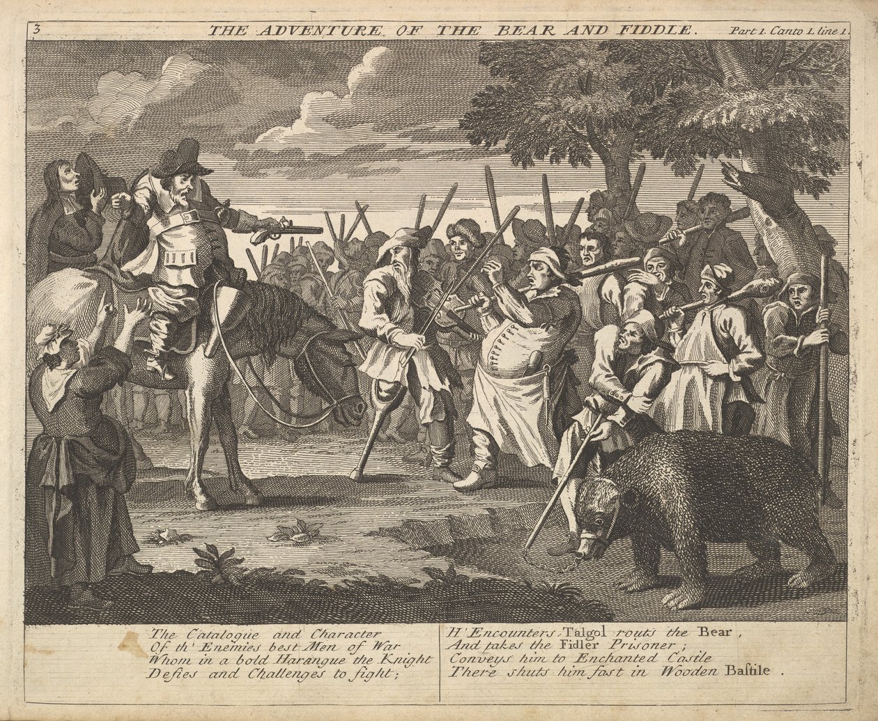 The Adventure of the Bear and the Fiddle Plate 3: Illustrations to Samuel Butler