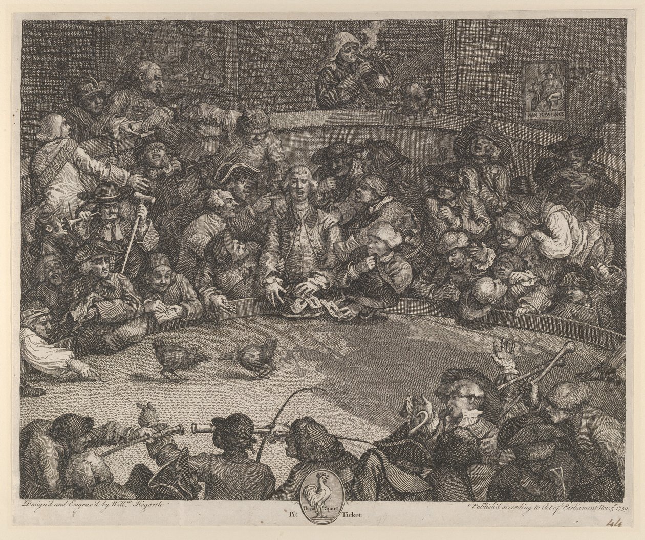 The Cockpit by William Hogarth