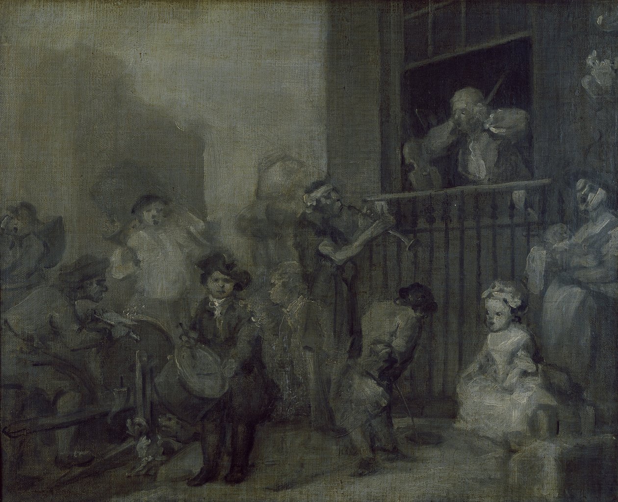 The Enraged Musician 17th Century By William Hogarth