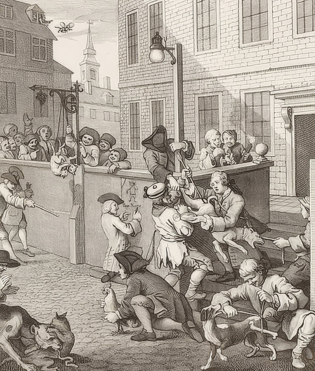 The First Stage of Cruelty. From: The Four Stages of Cruelty by William Hogarth
