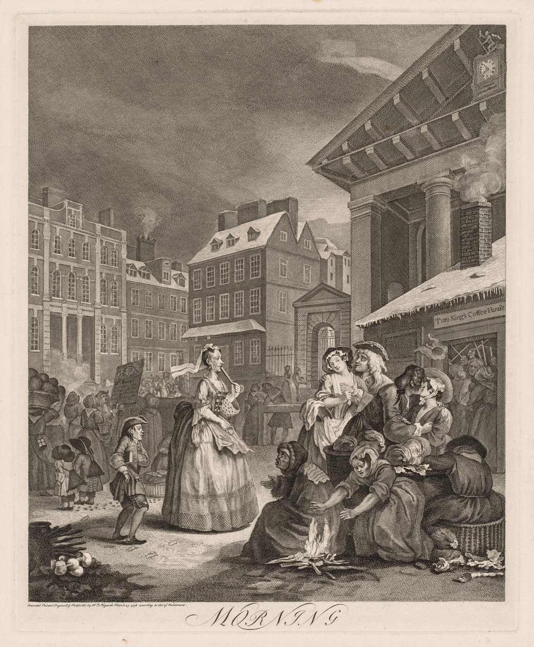 The Four Times of Day by William Hogarth