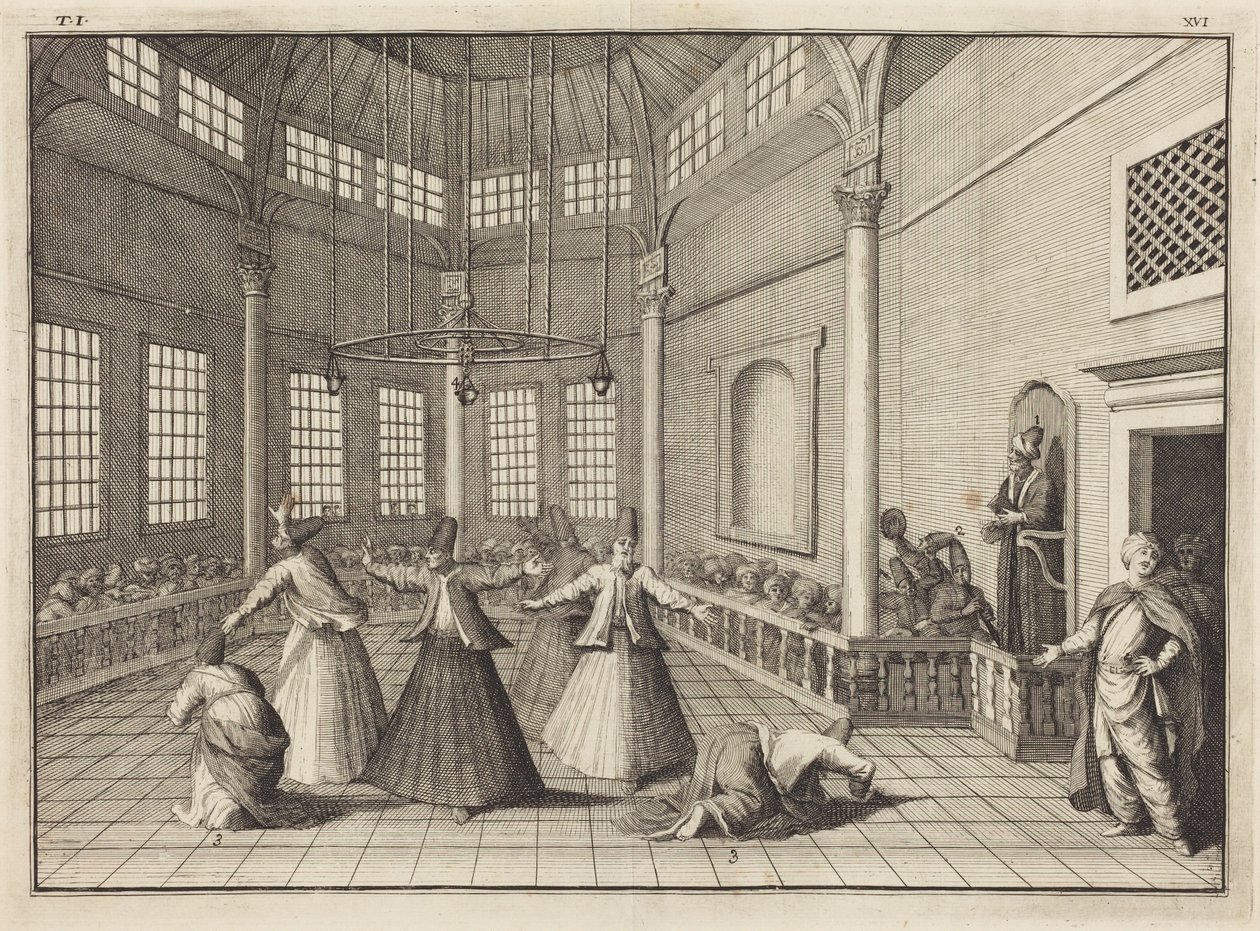 The Inside of a Mosque by William Hogarth