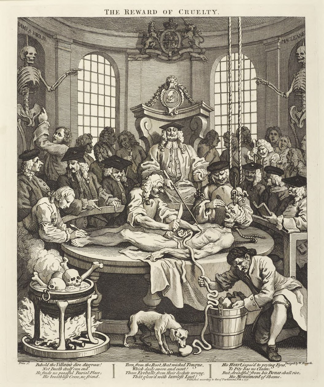 The Reward of Cruelty by William Hogarth