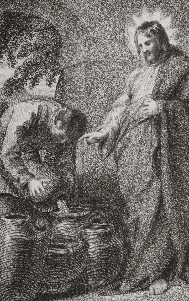 Christ Turning Water into Wine, from 