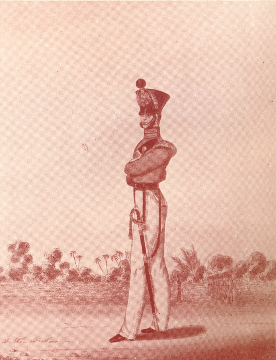Officers of the Madras Army Light Infantry, c1837-1843 by William Hunsley