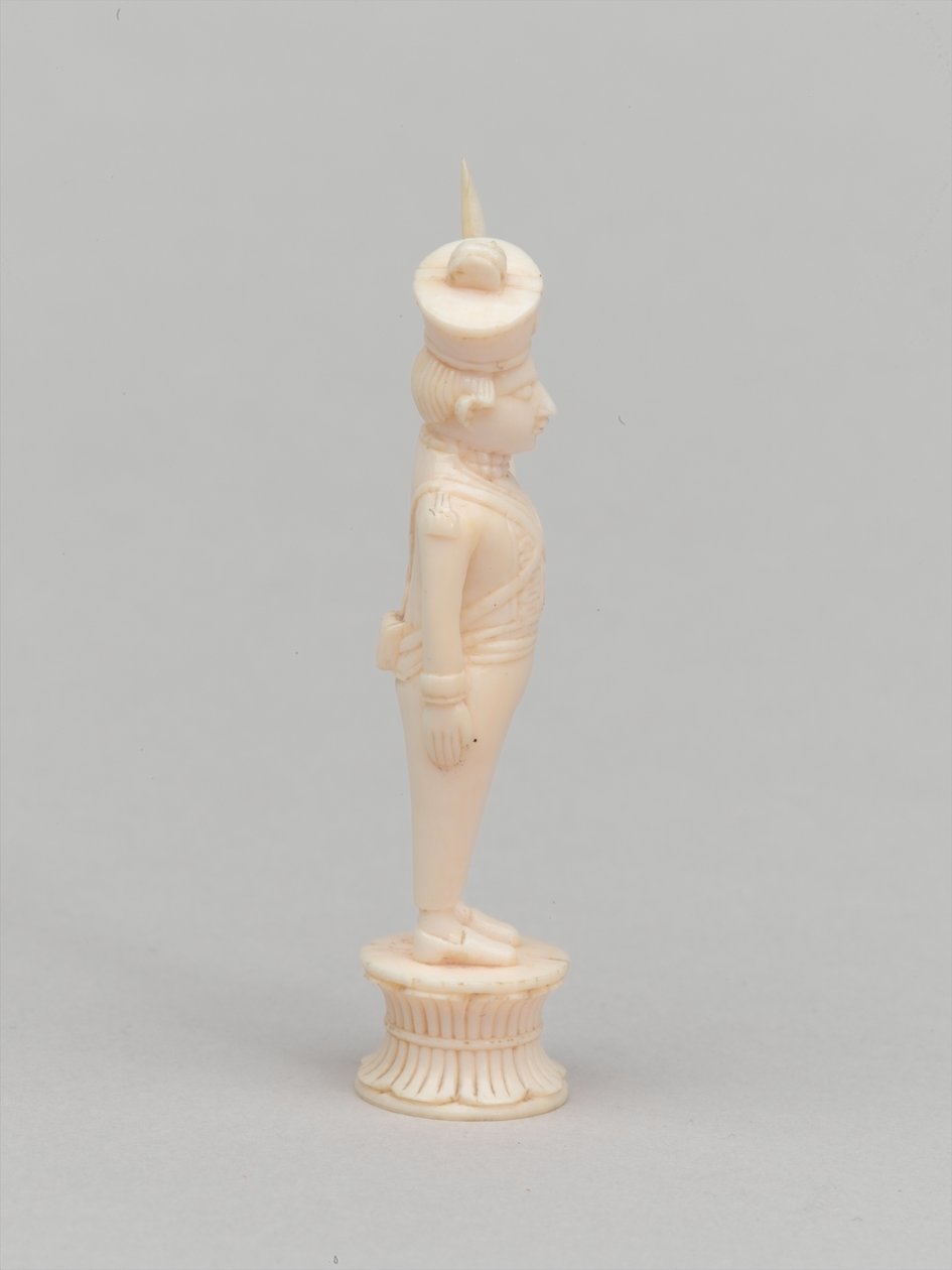 White pawn, chess piece, India by William John Roffe