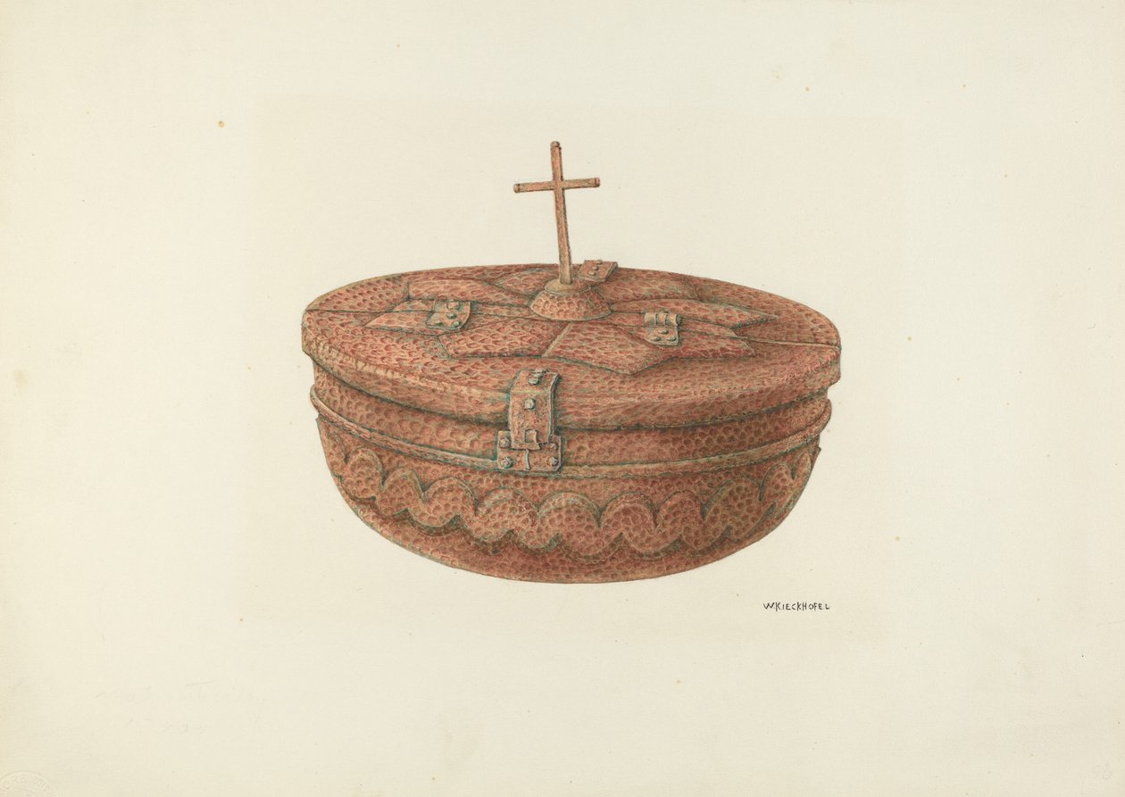 Baptismal Font, c. 1941 by William Kieckhofel