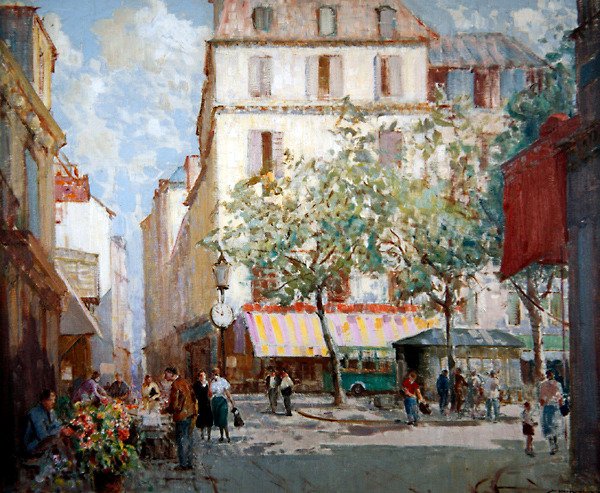A Square in Paris by William Lee Hankey
