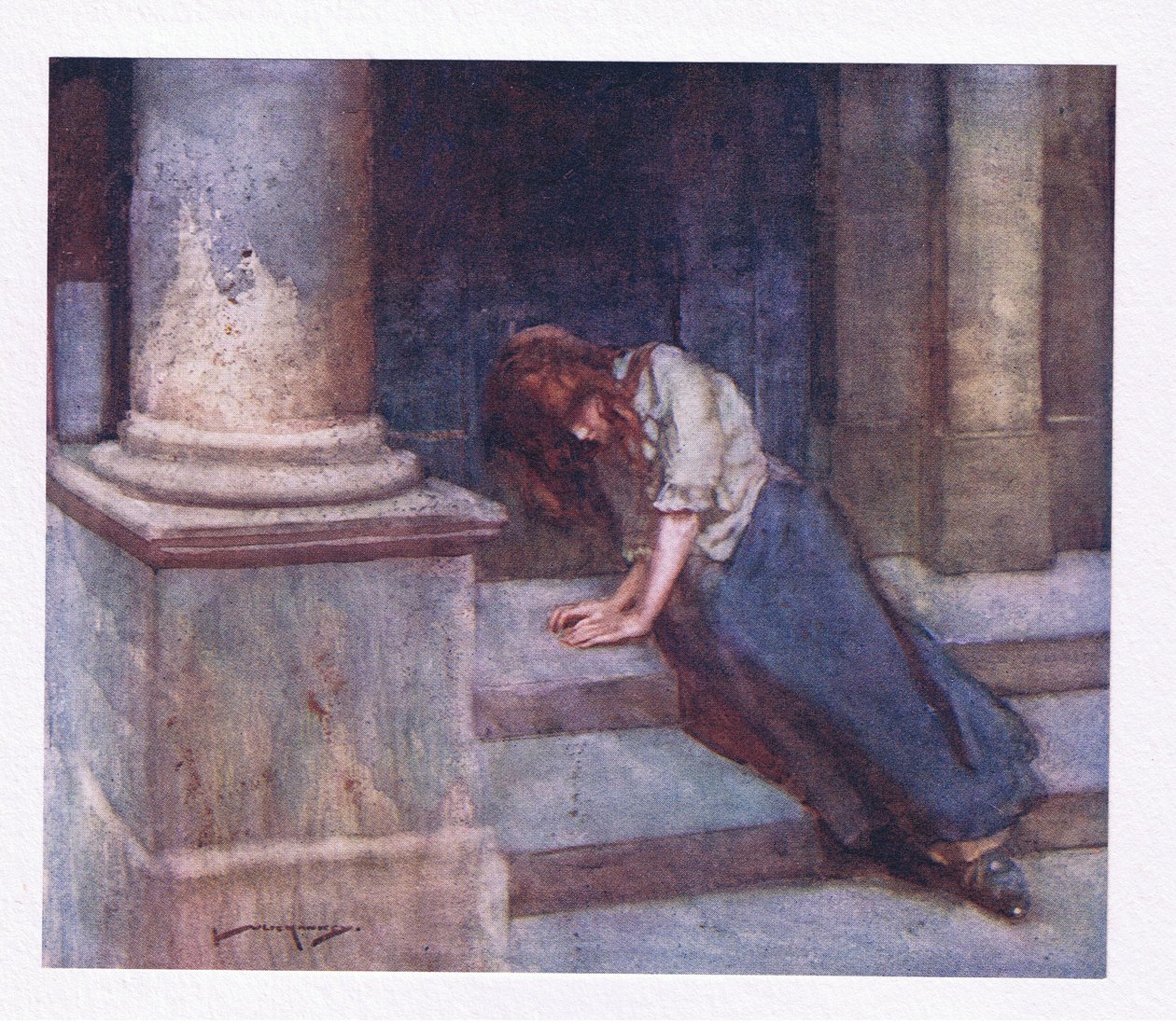 And, Pinched with Cold, and Shrinking from the Shower, with Heavy Heart Deplores that Luckless Hour by William Lee Hankey