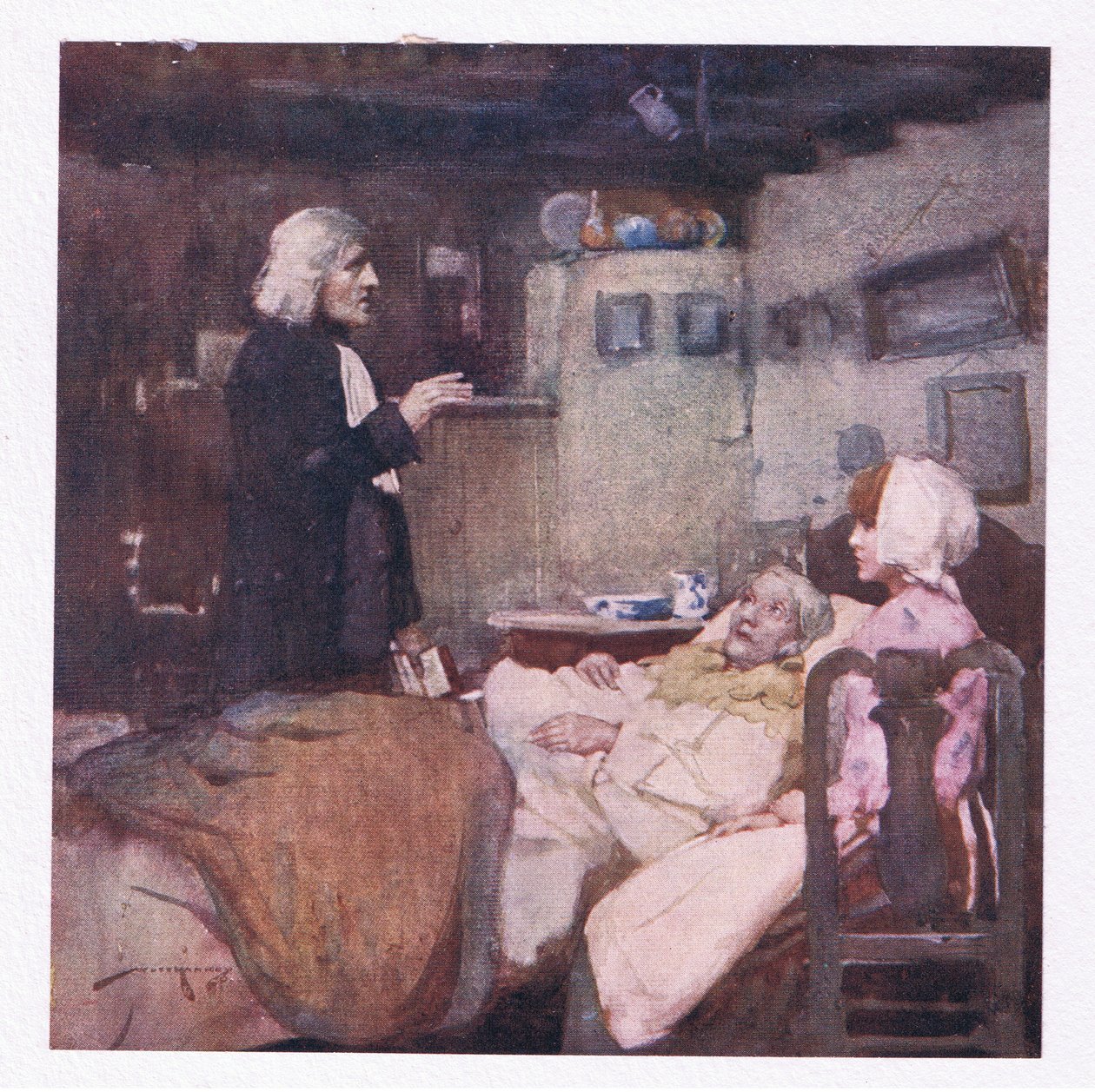 But in His Duty, Prompt at Every Call, He Watched and Wept, He Prayed and Felt for All by William Lee Hankey