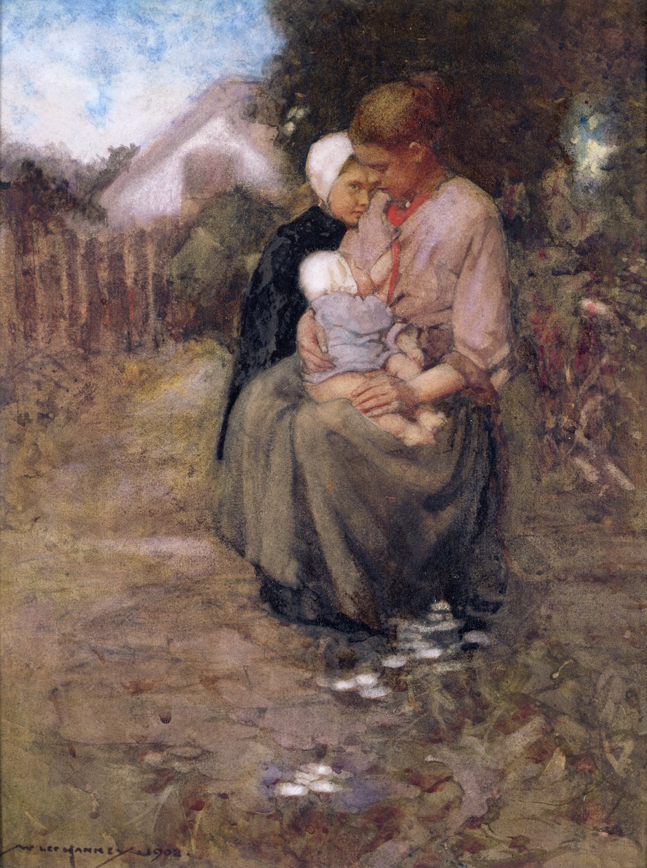 The Family by William Lee Hankey: Premium art reproduction