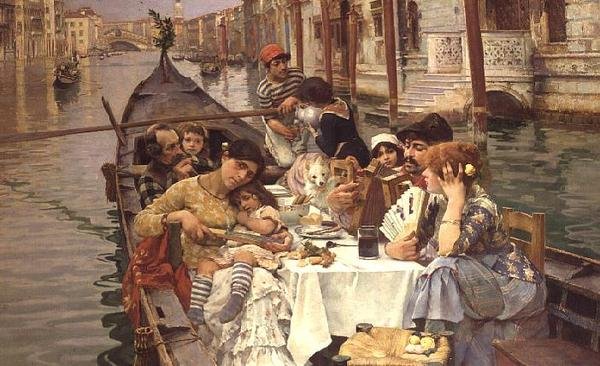 A Venetian Al Fresco by William Logsdail