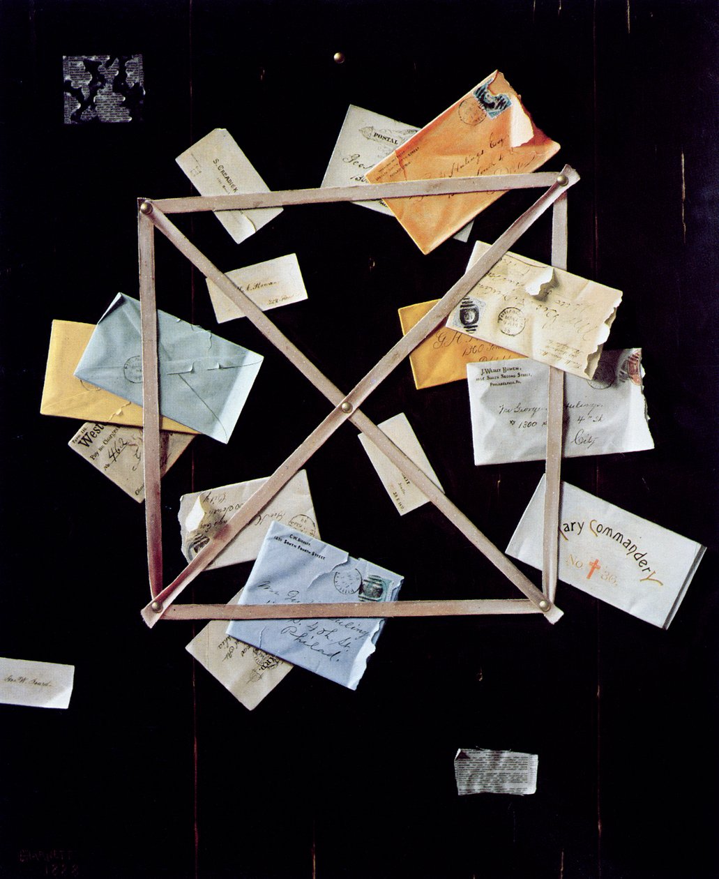 Mr Huling's Letter Rack Picture by William Michael Harnett