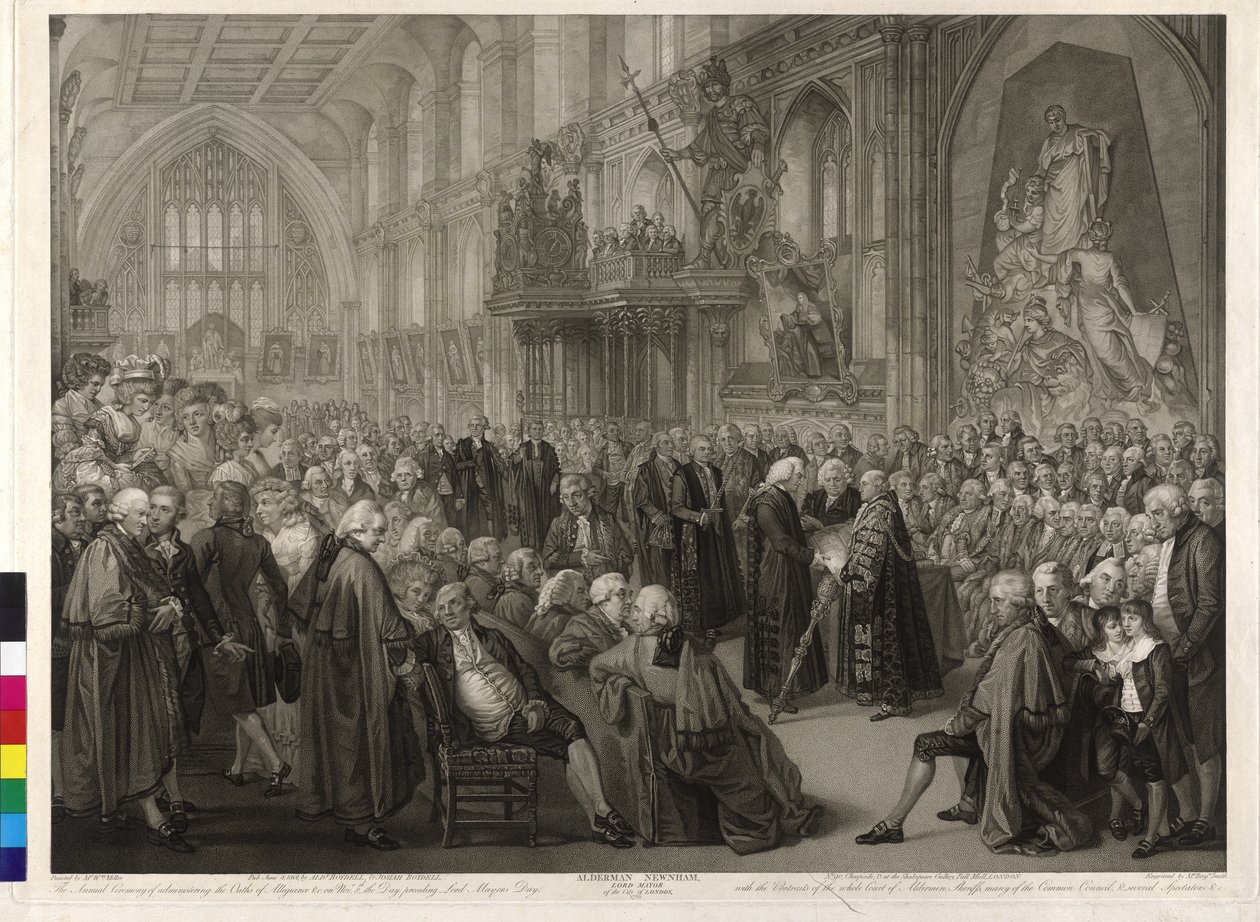 Lord Mayor of London Nathaniel Newnham by William Miller