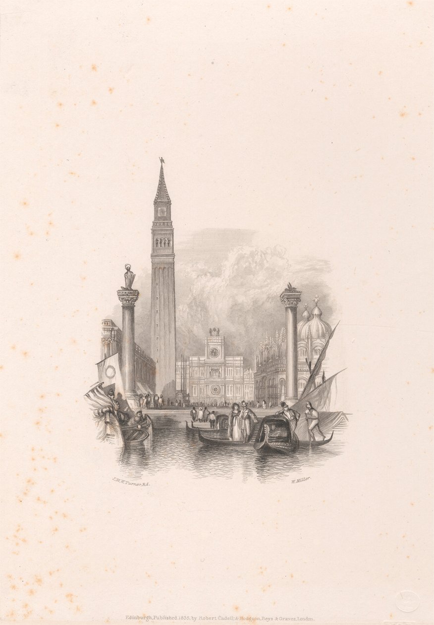 Venice - The Campanile by William Miller