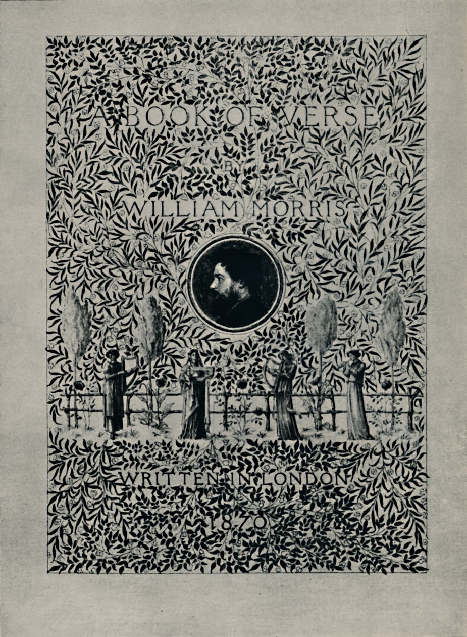 Title-page to A Book of Verse, by William Morris, 1870 by William Morris