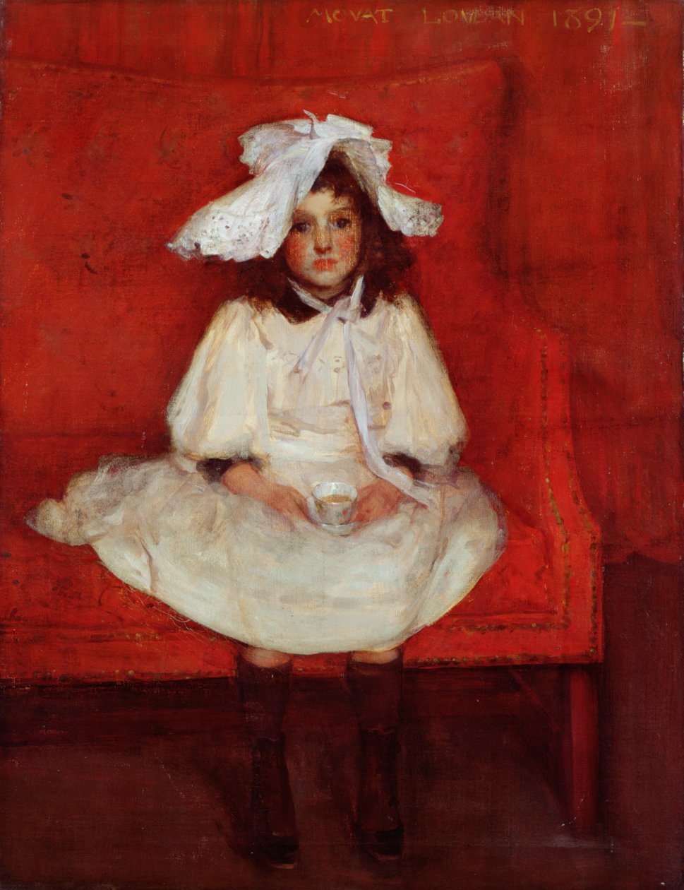 The Red Sofa by William Mouat Loudan
