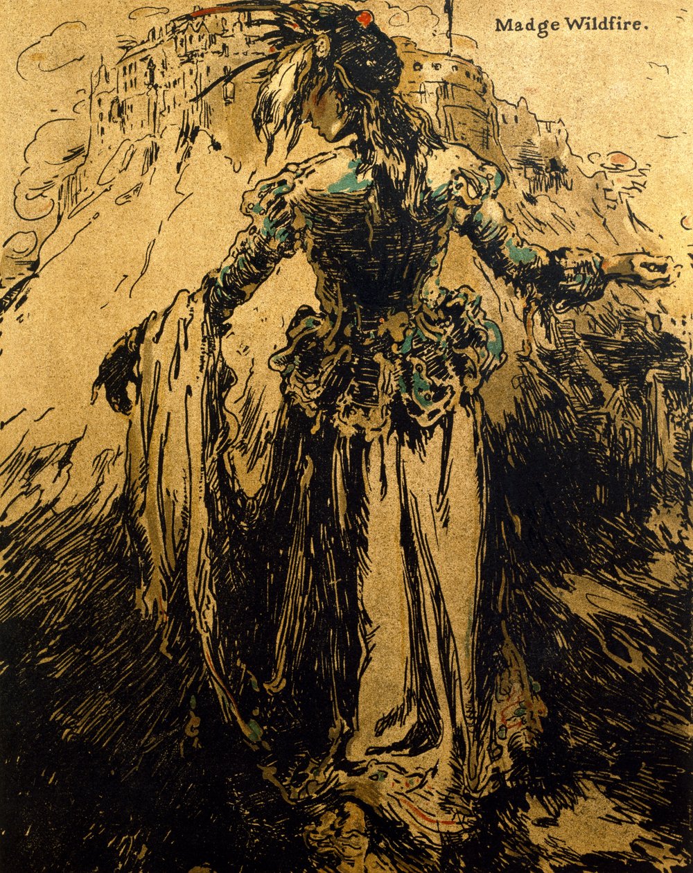 Madge Wildfire, illustration from 