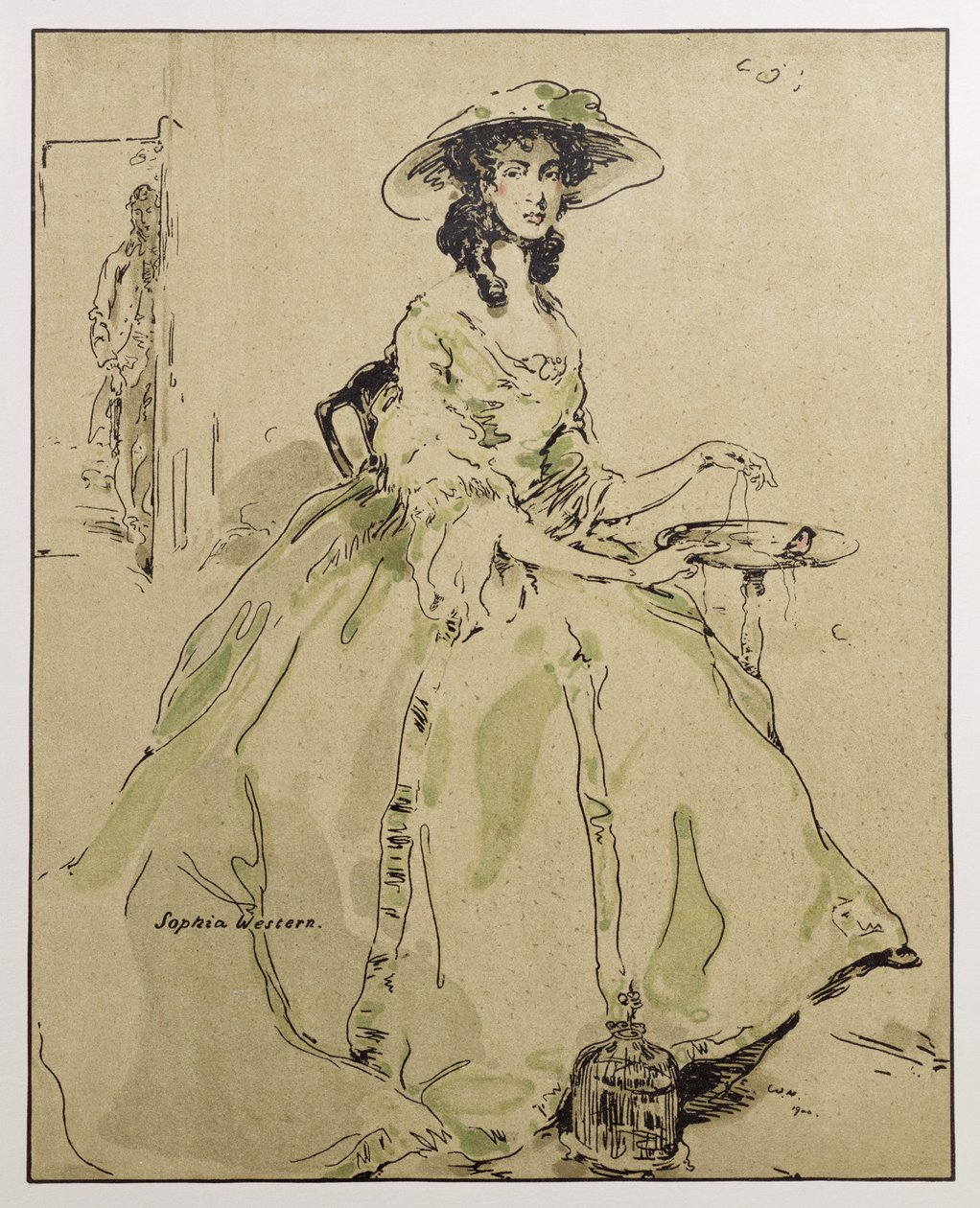 Sophia Western, illustration from 