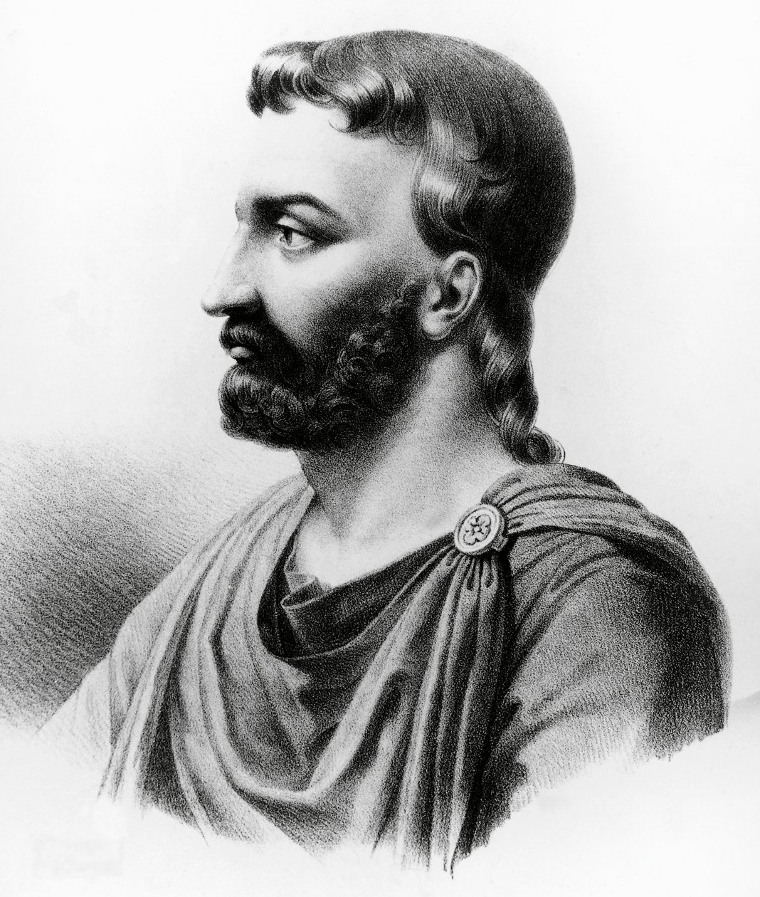 Portrait of Aulus Cornelius Celsus, Latin Writer, Roman Encyclopedist and Physician by Nicolas Toussaint Charlet