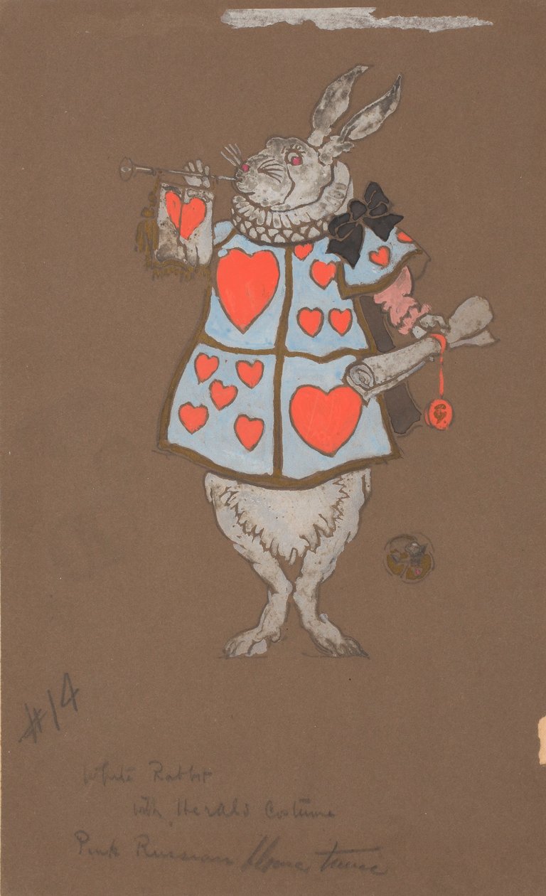 White Rabbit with Herald