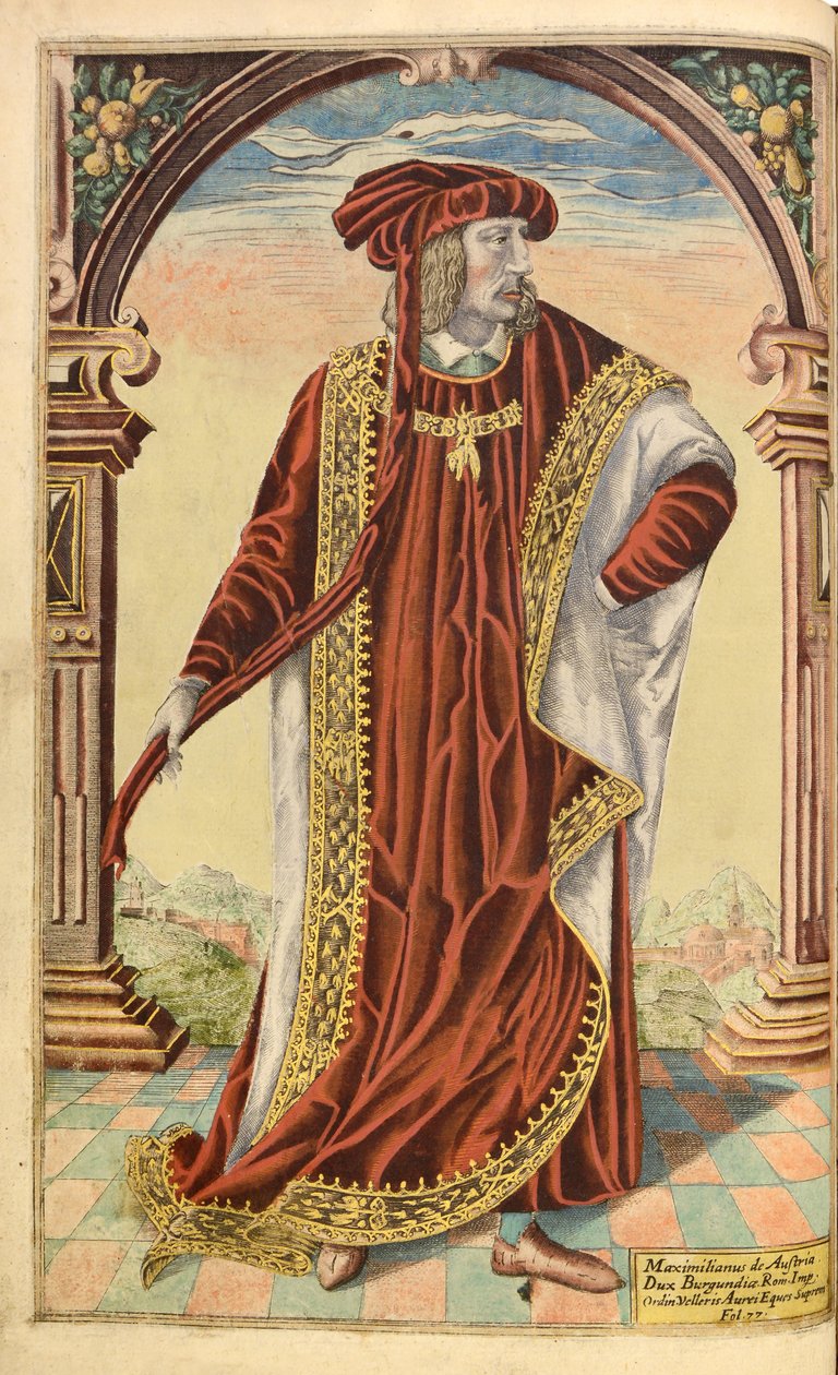 Emperor Maximillian I, from Honor Military, and Civill, William Segar, pub. Robert Barker, London, 1602 by William Rogers