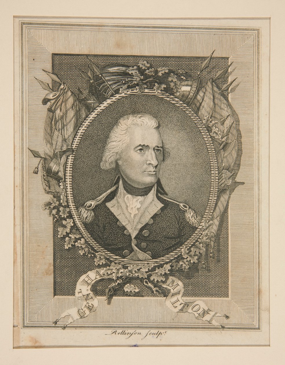 Gen. Alexander Hamilton by William Rollinson: Fine art print