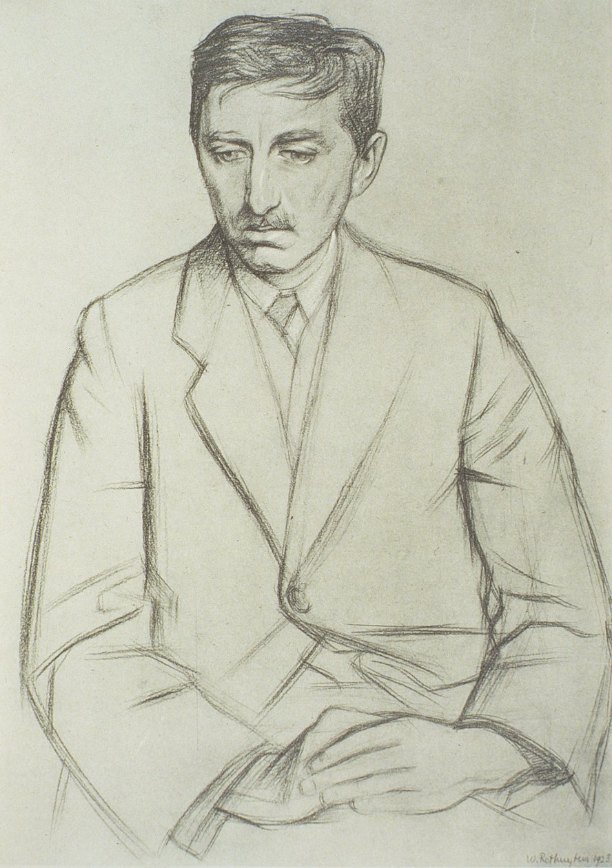 Portrait of E.M. Forster (1879-1970) by William Rothenstein