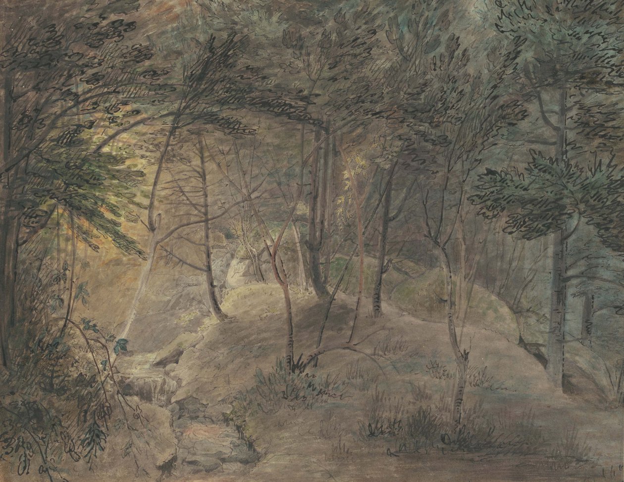 The View from the Springhouse at Echo, c.1808 by William Russell Birch