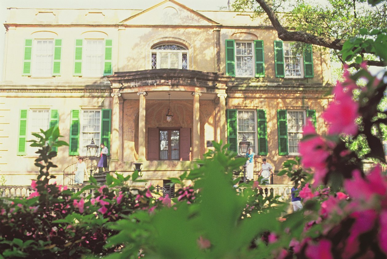 Exterior View of the Richardson-Owens-Thomas House, built 1817-19 by William Samuel Jay