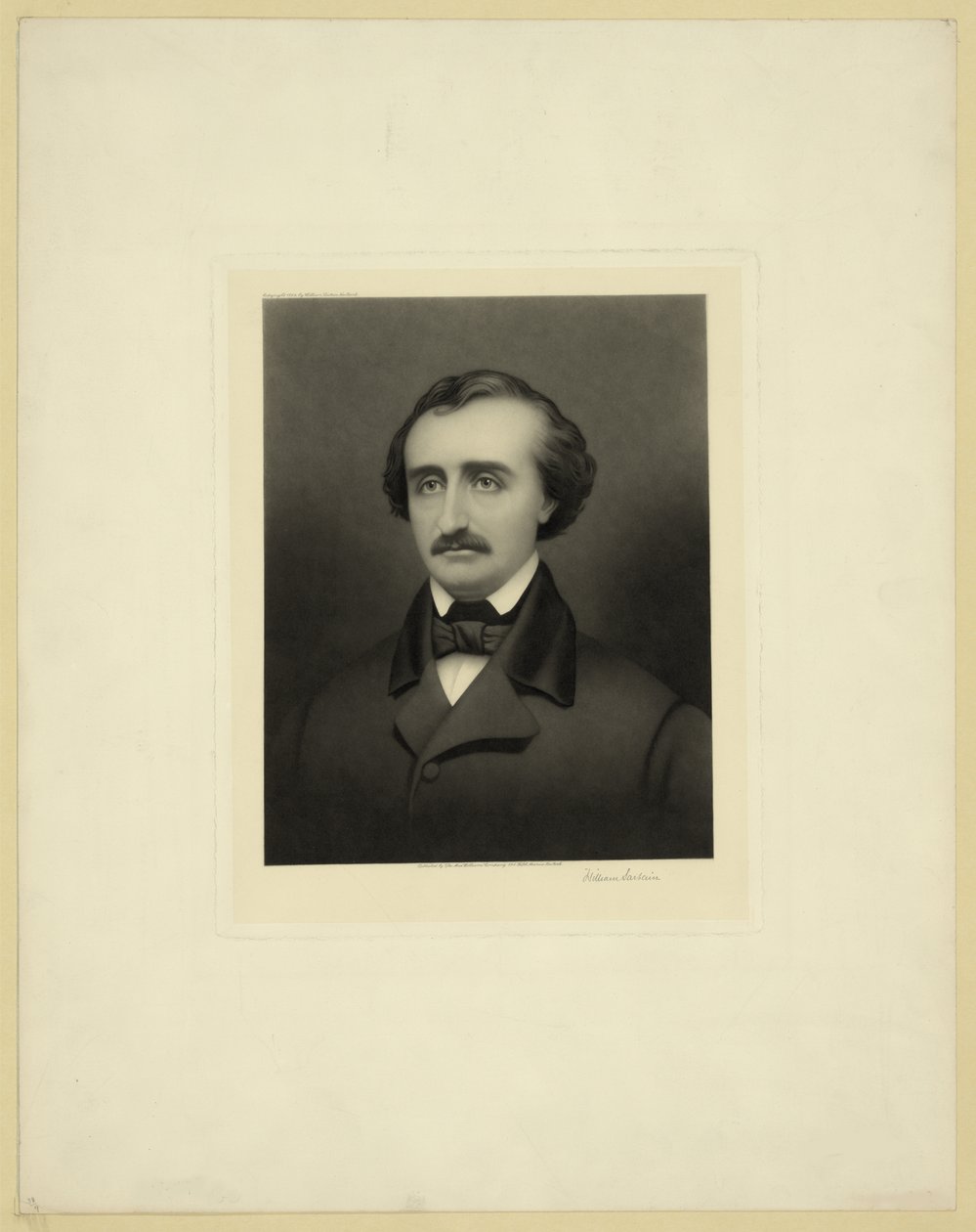 Portrait of Edgar Allan Poe 1809-1849 by William Sartain