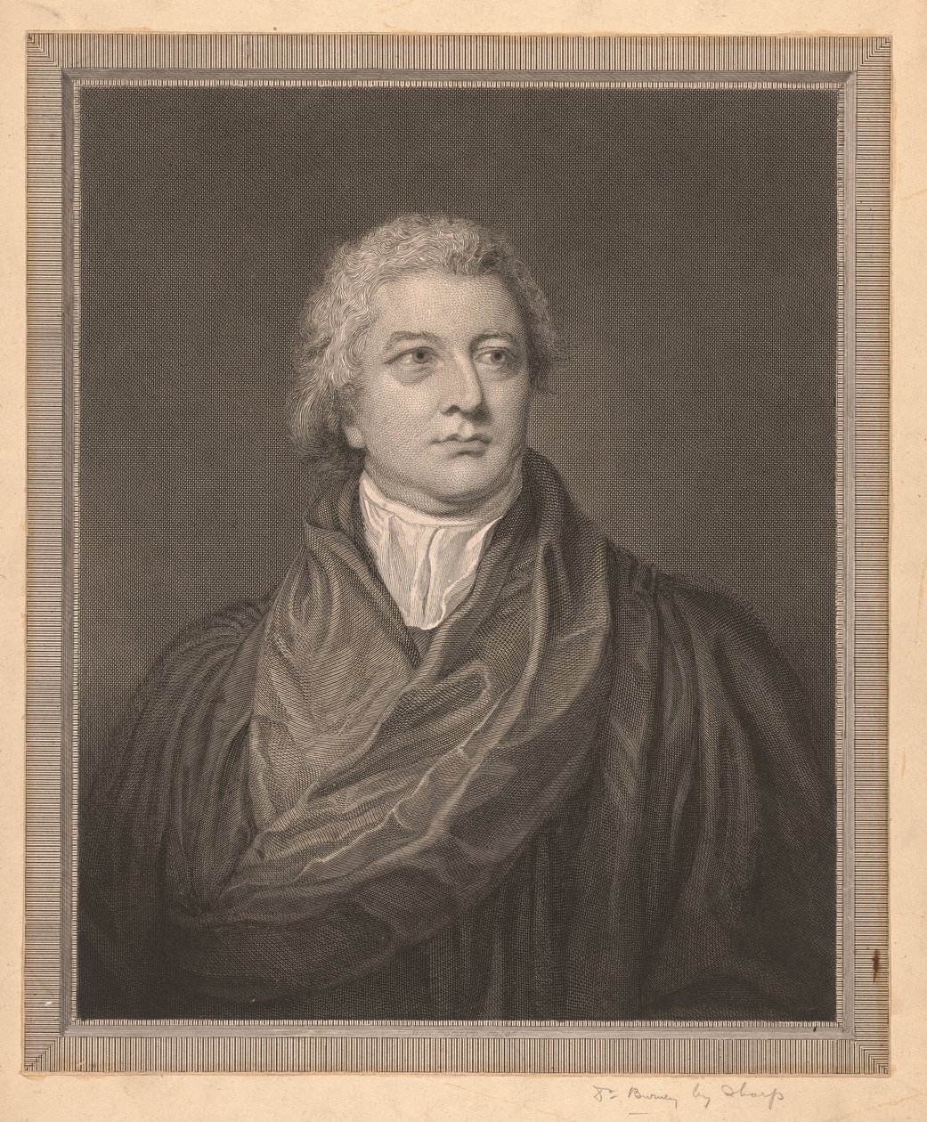 Dr. Burney by William Sharp