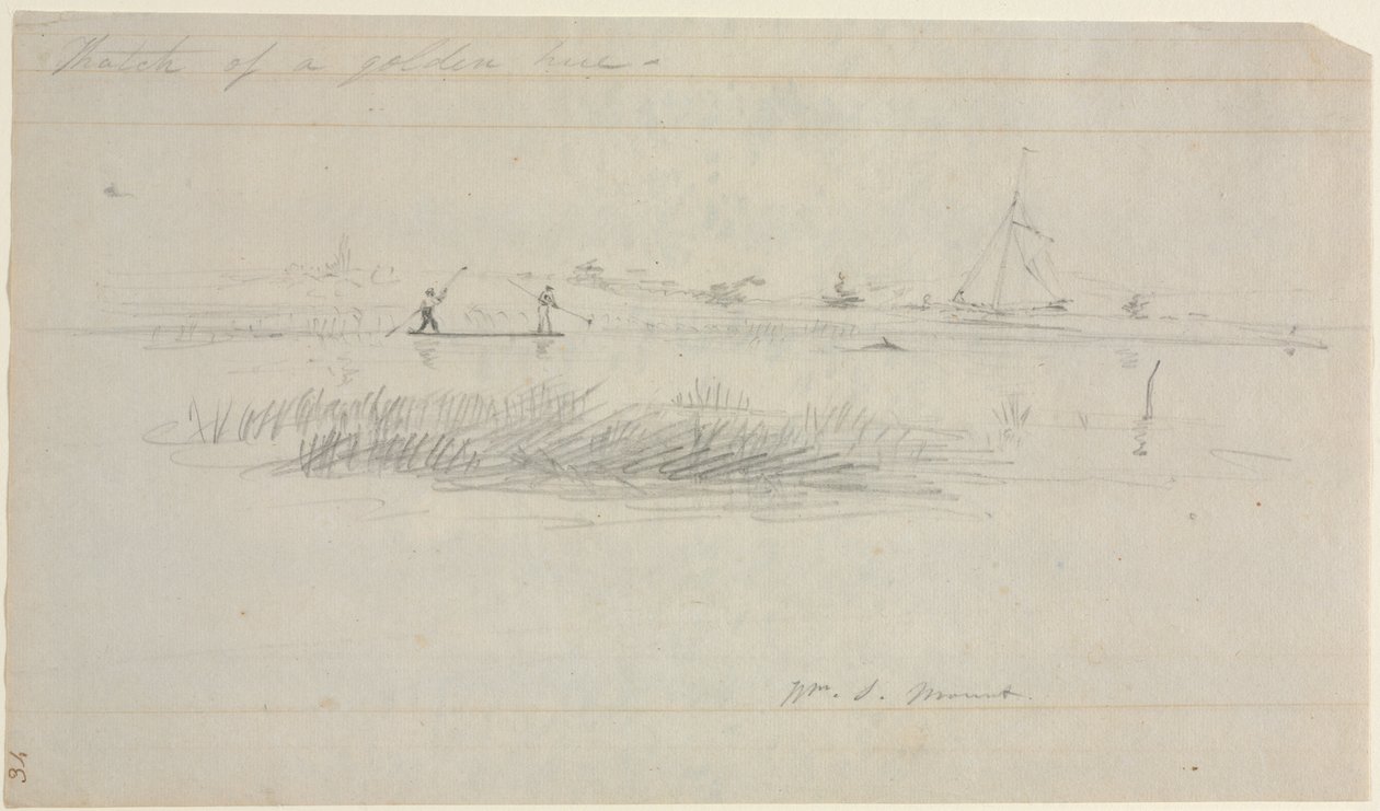 Eel Spearing at Setauket, Long Island, New York by William Sidney Mount