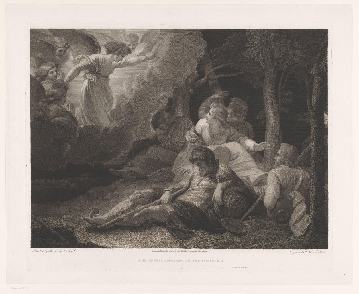 The Annunciation to the Shepherds by William Skelton