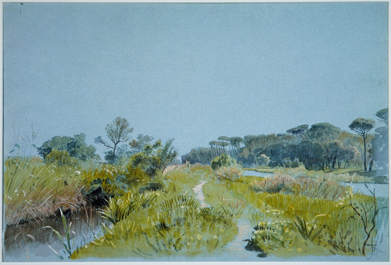 Castel Fusano—Near Rome by William Stanley Haseltine
