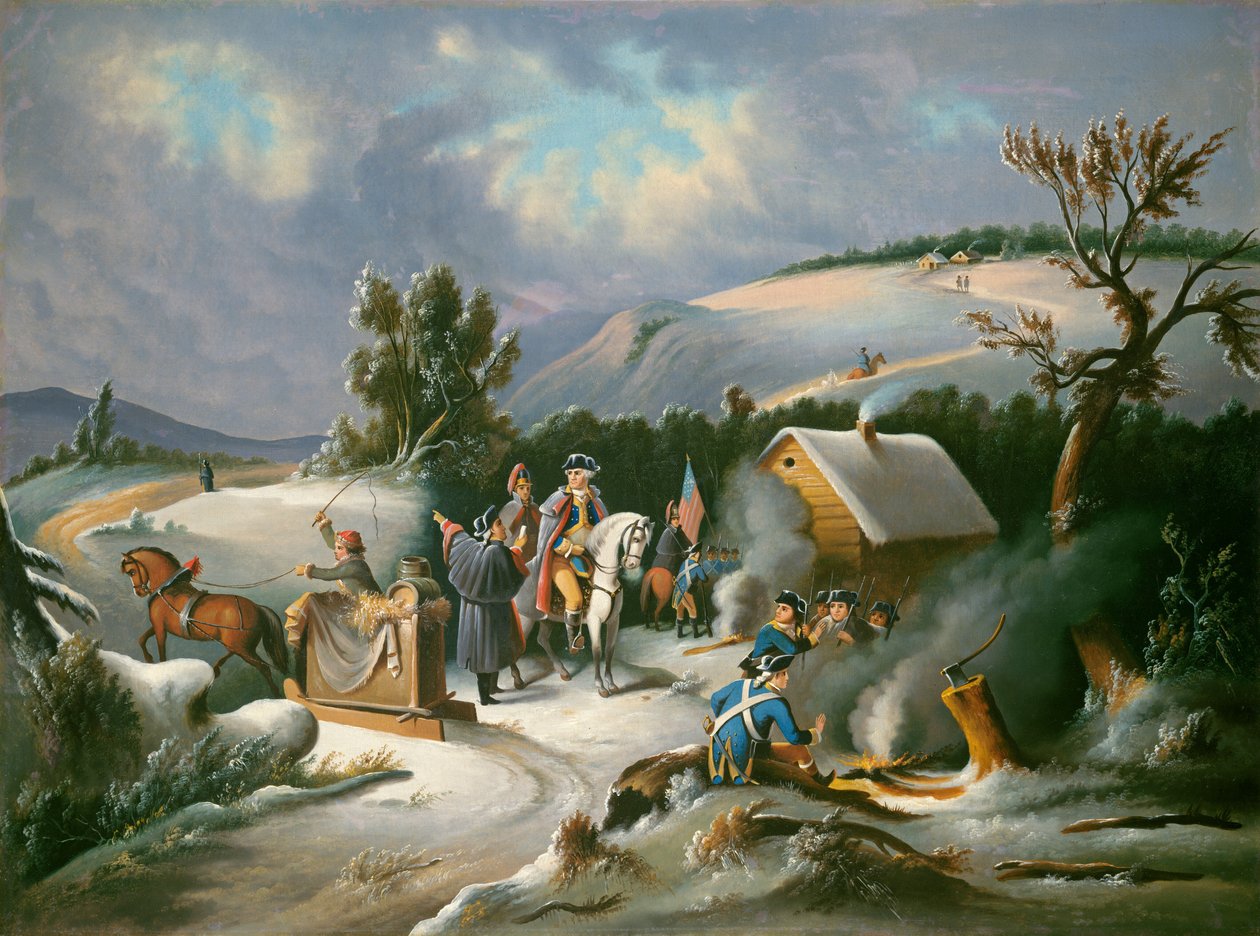 Washington at Valley Forge by William Stephen Coleman