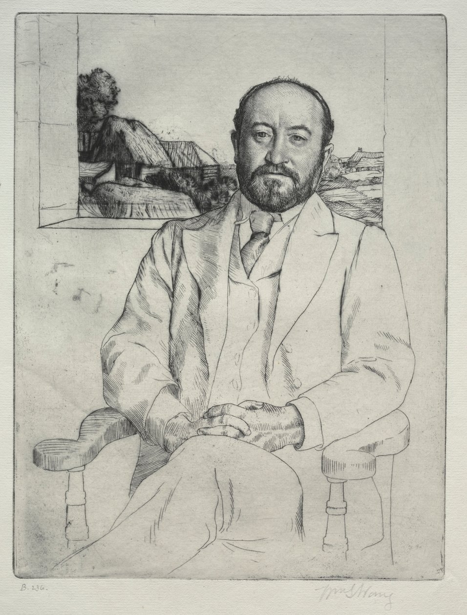 C. J. Knowles, 1894 by William Strang