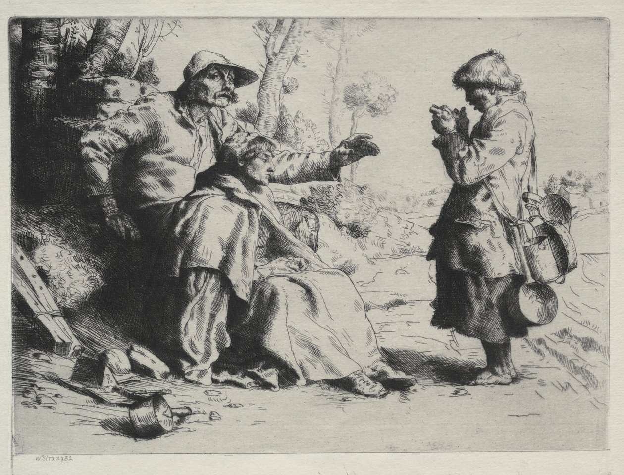 Tinkers by William Strang: Highest-quality art reproduction